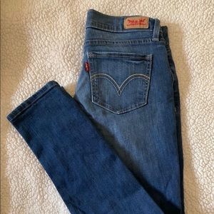 Levis Low Rise Skinny Jeans